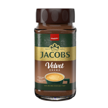 09D9E3E6351A4347A862838E5BE212273323A925D24267E40D169165400DE1F2 Kafija šķīstošā Jacobs Velvet 200g